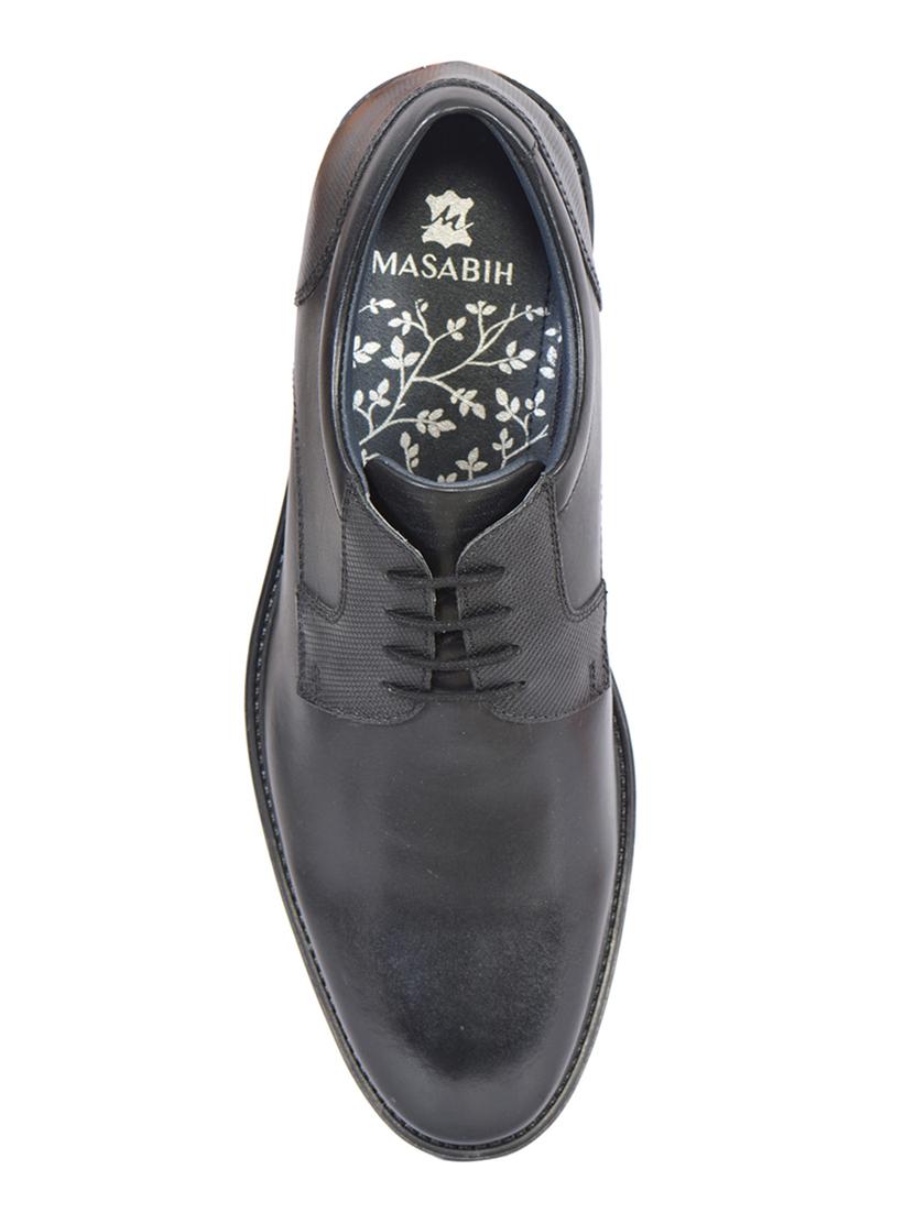 black leather lace-up derby - 15141380 - Zoom Image - 4
