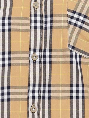 brown cotton casual shirt - 15141525 - Standard Image - 4