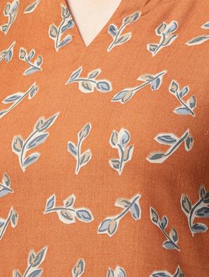 printed kurta palazzo set - 15143338 - Standard Image - 4