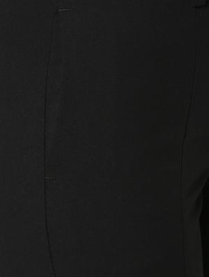 black solid chinos - 15144040 - Standard Image - 3