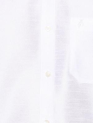 white silk blend casual shirt - 15144145 - Standard Image - 4
