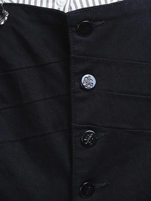button detailed dungree - 15144467 - Standard Image - 4