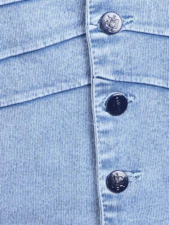 button detailed distress dungaree - 15144471 - Zoom Image - 4