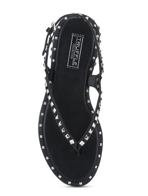 black back strap sandal - 15144665 - Standard Image - 4