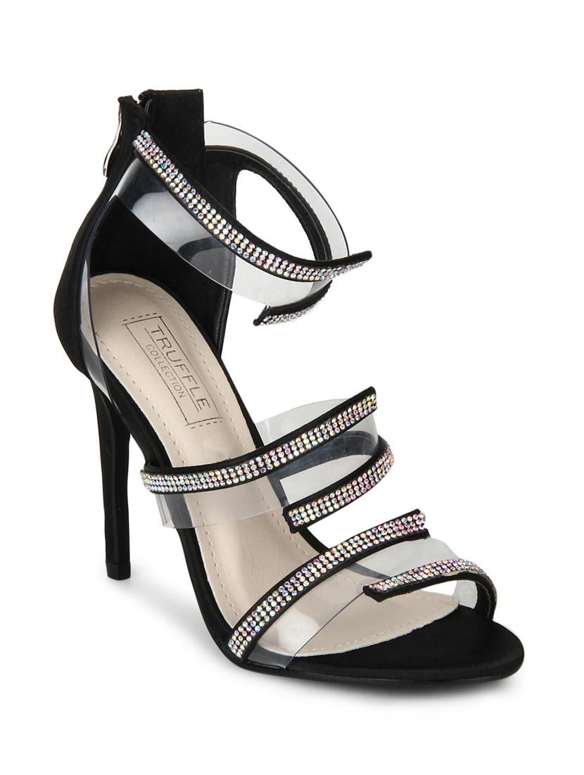 black patent leather closed back sandals - 15144708 - Zoom Image - 1