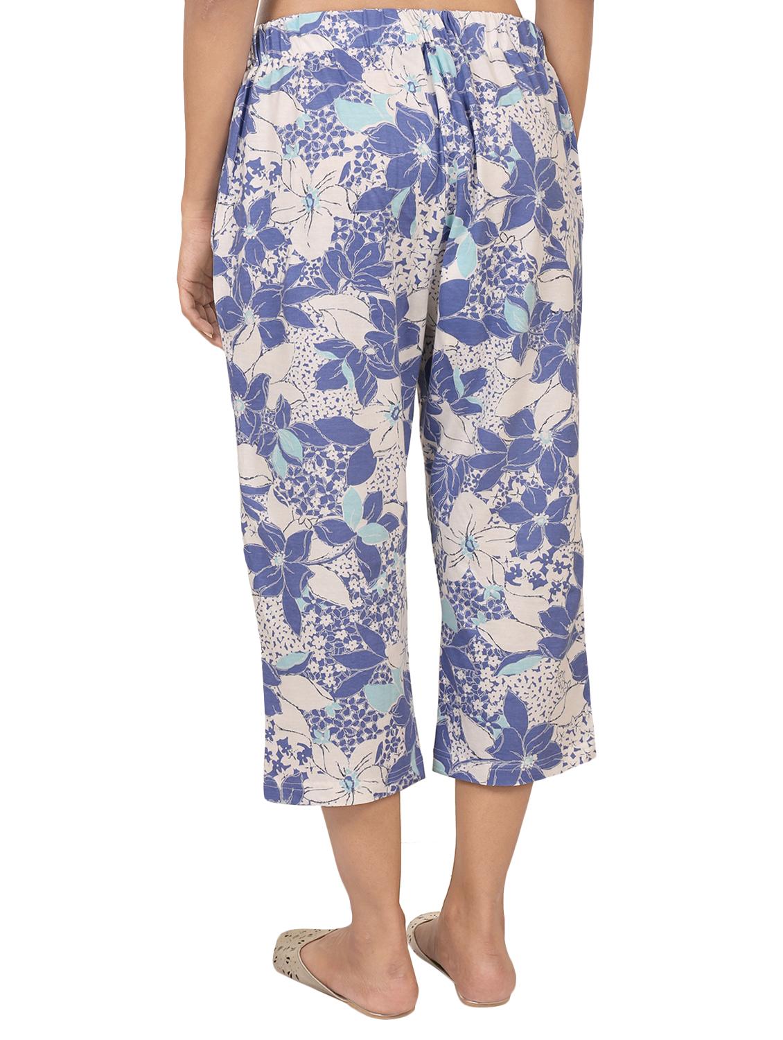 pocket detail floral capri - 15144900 - Zoom Image - 3