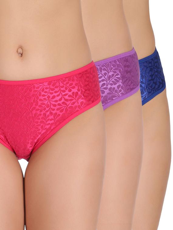 Set of 3 multi colored cotton panties - 15145166 - Zoom Image - 1