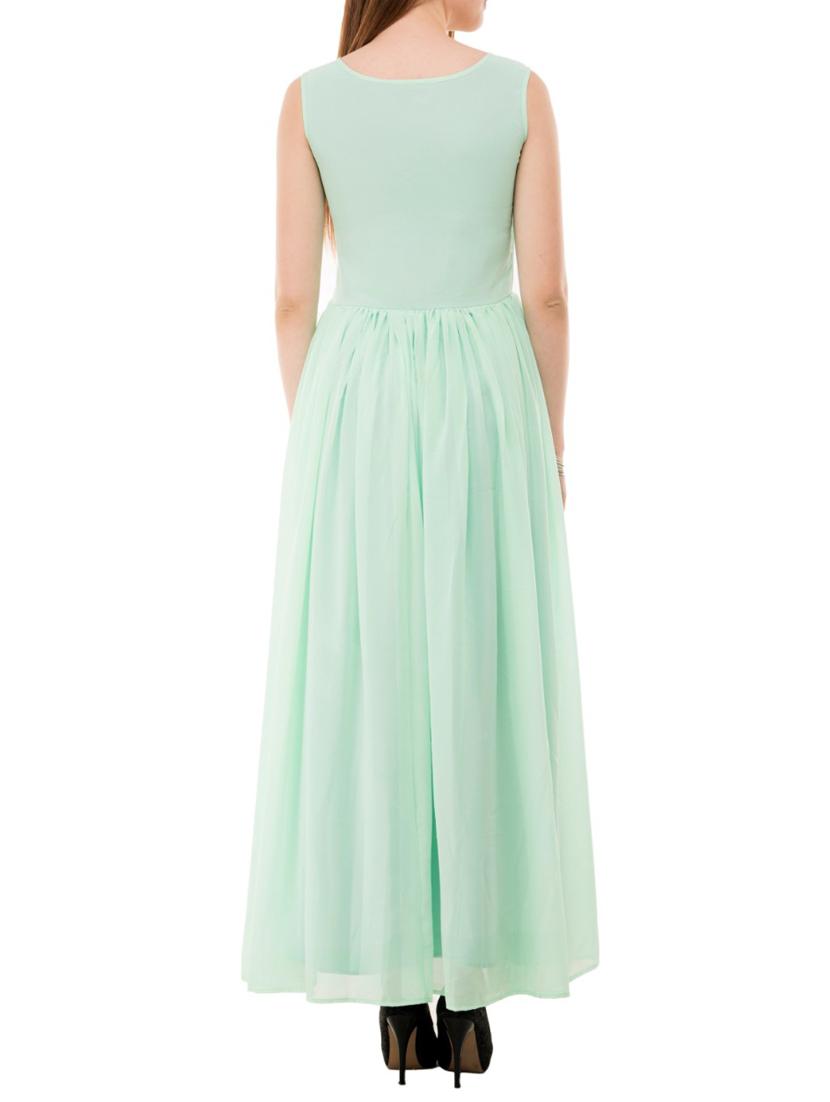 boat neck gathered maxi dress - 15145940 - Zoom Image - 3