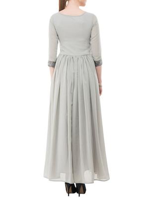 gathered detail sequins gown - 15145941 - Standard Image - 3