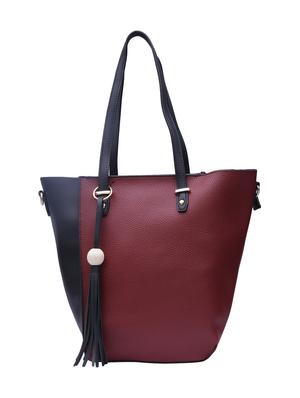 wine leatherette (pu) combo tote - 15146363 - Standard Image - 2