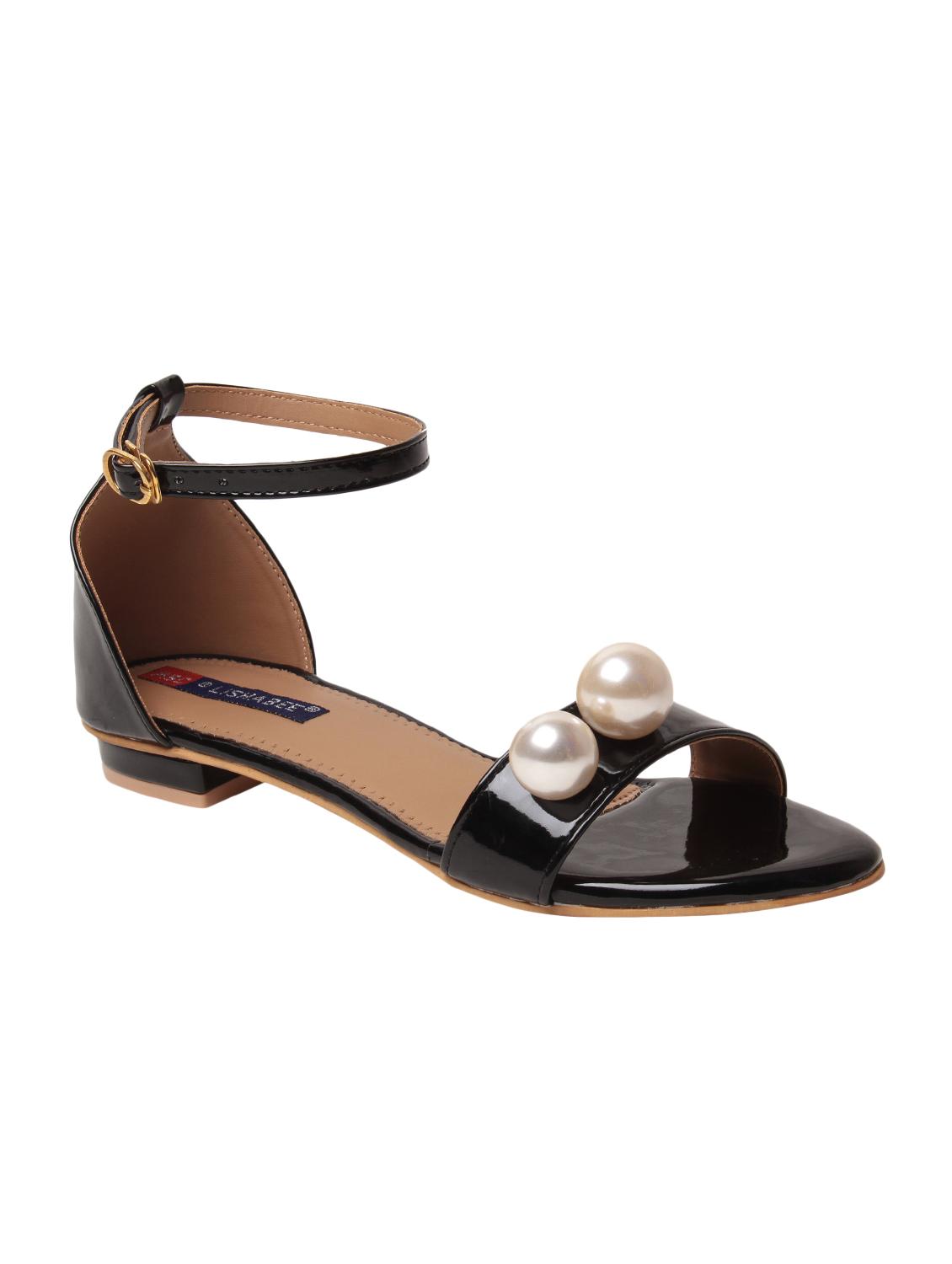 black ankle strap sandal - 15146752 - Zoom Image - 1