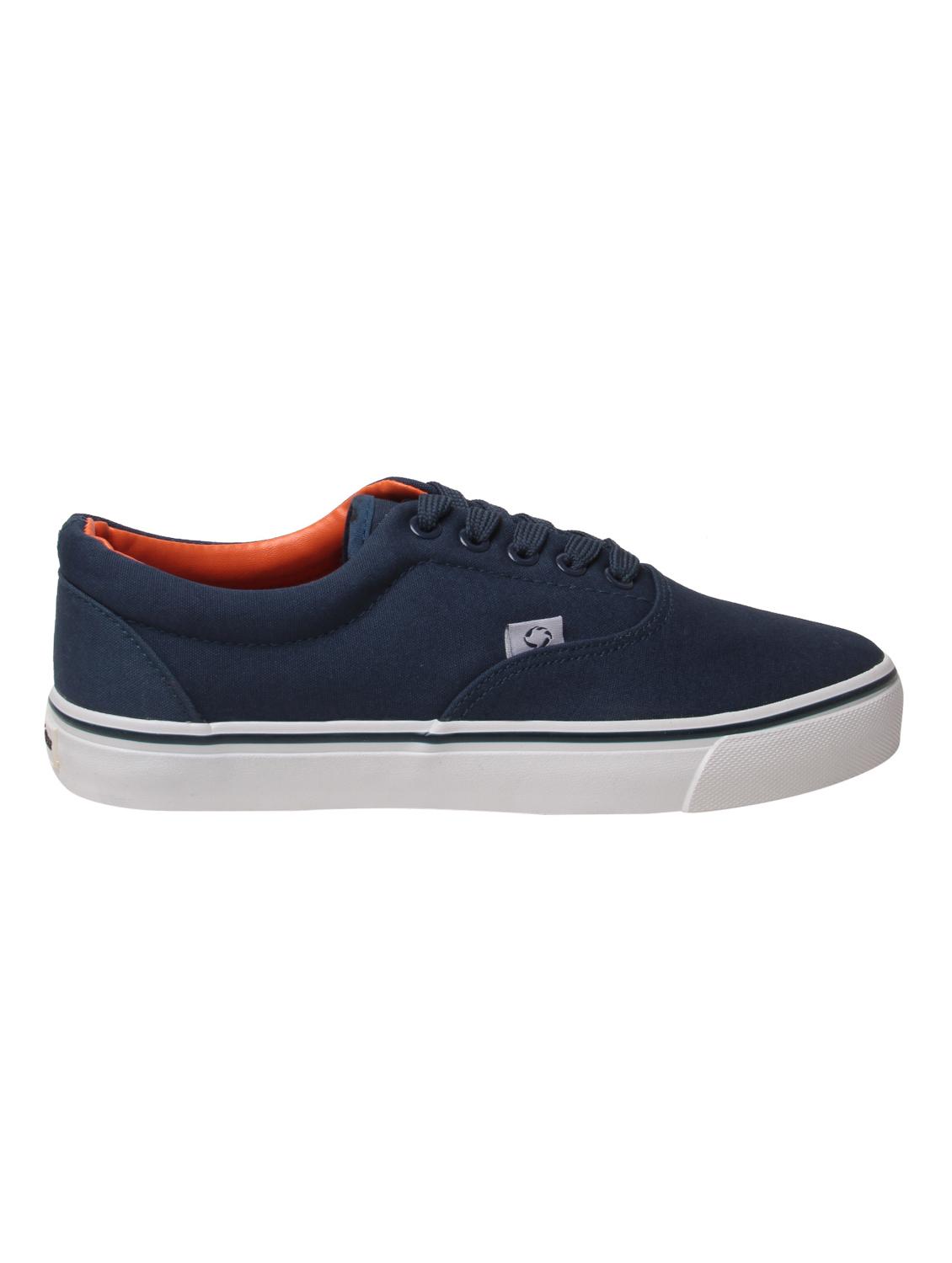 blue canvas lace up sneaker - 15146882 - Zoom Image - 2