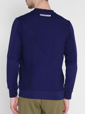 dark blue polyester sweatshirt - 15151177 - Standard Image - 3