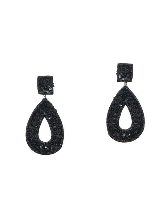 black drop earring - 15154882 - Zoom Image - 2