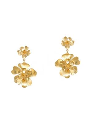 gold drop earrings - 15154895 - Standard Image - 2