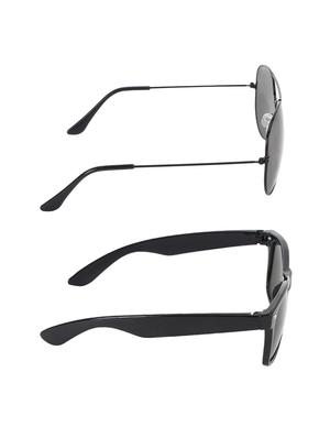 abner combo of 2 sunglasses aviator & wayfarer sunglasses-combo 2340 - 15156120 - Standard Image - 4