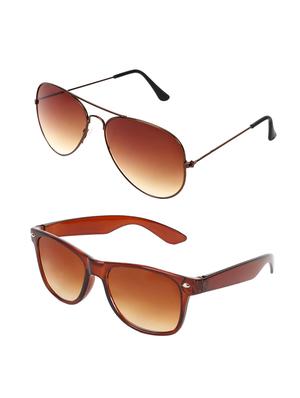 abner combo of 2 sunglasses aviator & wayfarer sunglasses-combo 2353 - 15156131 - Standard Image - 2
