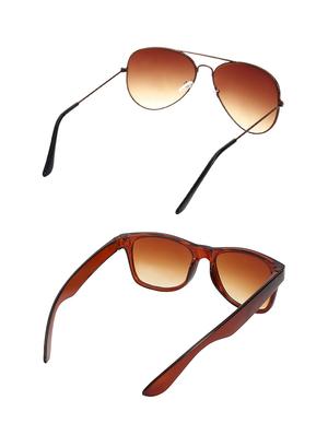 abner combo of 2 sunglasses aviator & wayfarer sunglasses-combo 2353 - 15156131 - Standard Image - 3