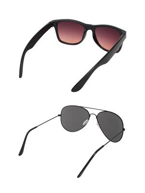 abner combo of 2 sunglasses wayfarer & aviator sunglasses-combo 2388 - 15156165 - Standard Image - 3