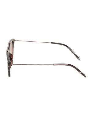 adine men round brown sunglass - 15156876 - Standard Image - 4