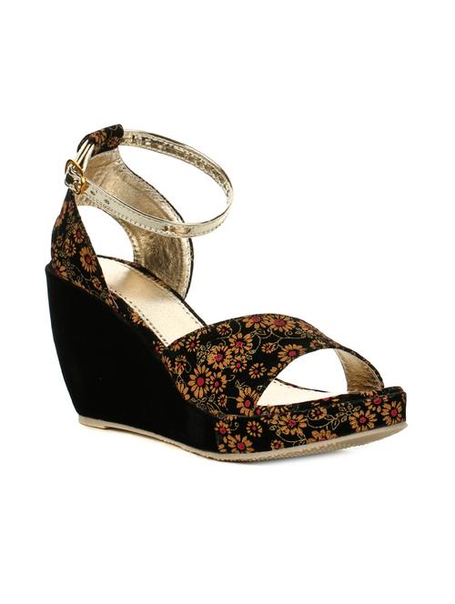 black ankle strap wedge - 15157059 - Standard Image - 1