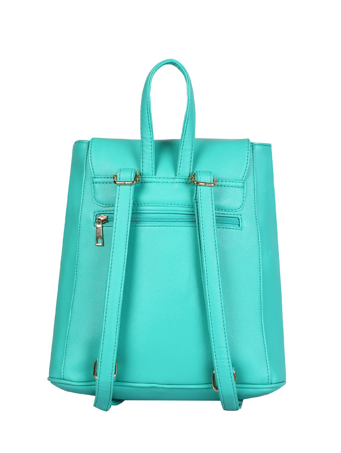 green leatherette backpack - 15157168 - Zoom Image - 2