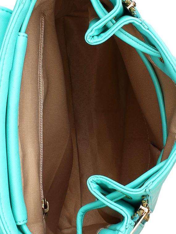 green leatherette backpack - 15157168 - Zoom Image - 3