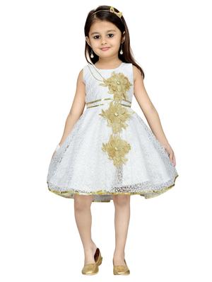 white net frock - 15159020 - Standard Image - 4