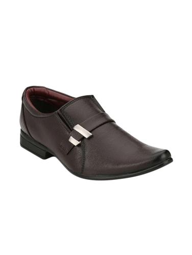 brown leatherette formal slip on - 15159260 - Very Small Image - 1