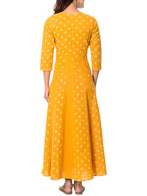 anarkali geometrical kurta - 15159485 - Standard Image - 3