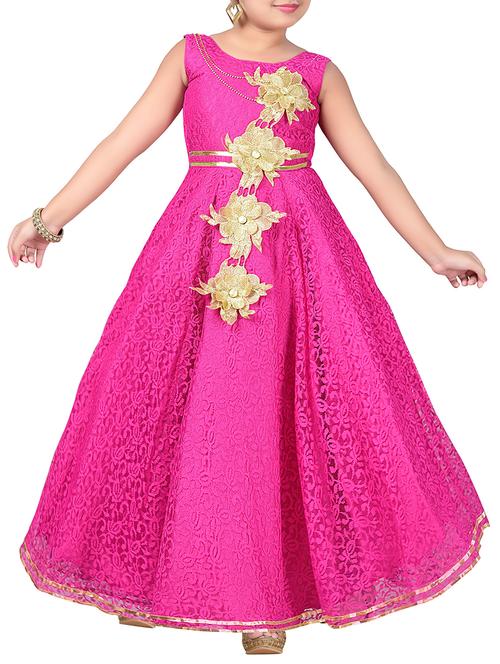 pink net gown - 15159532 - Standard Image - 1