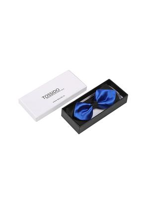blue micro fiber bow tie - 15160571 - Standard Image - 4