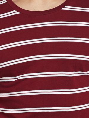 maroon cotton t-shirt - 15160694 - Standard Image - 4