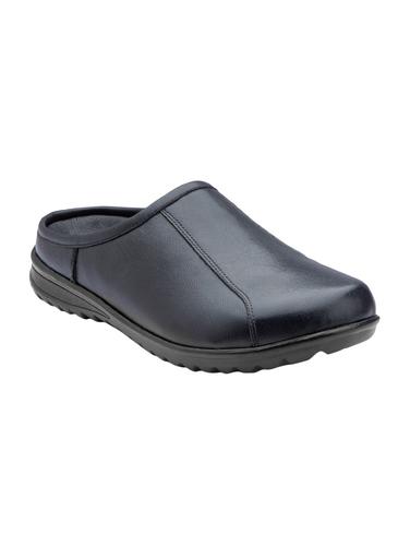 black Leather slip on sandal - 15161454 - Very Small Image - 1