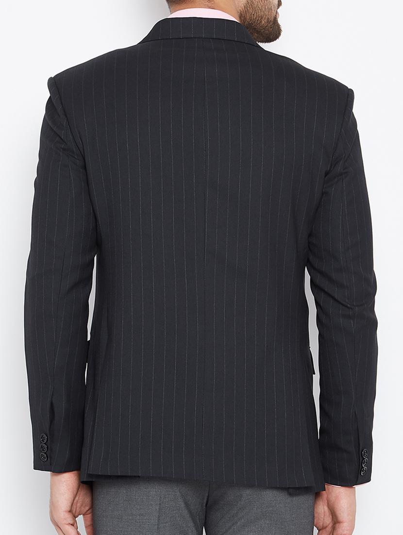 black poly wool formal blazer - 15162097 - Zoom Image - 3