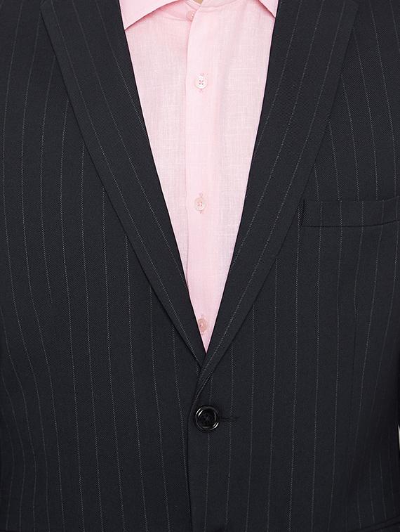 black poly wool formal blazer - 15162097 - Zoom Image - 4