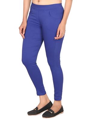 dark blue cotton jeggings - 15162440 - Standard Image - 2