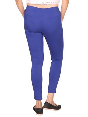 dark blue cotton jeggings - 15162440 - Standard Image - 3