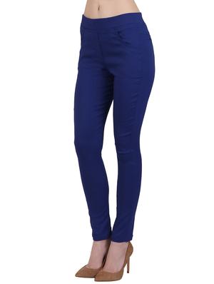 dark blue cotton jeggings - 15162444 - Standard Image - 2