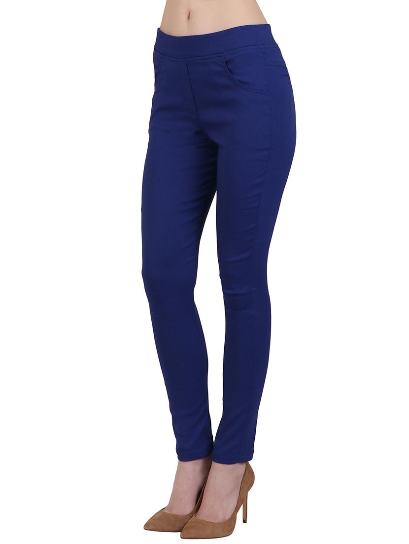 dark blue cotton jeggings - 15162444 - Zoom Image - 2