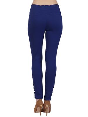 dark blue cotton jeggings - 15162445 - Standard Image - 3