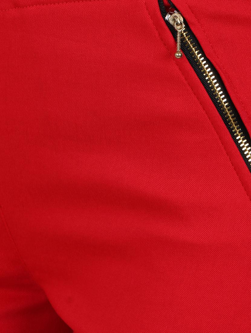 red cotton jeggings - 15162447 - Zoom Image - 4