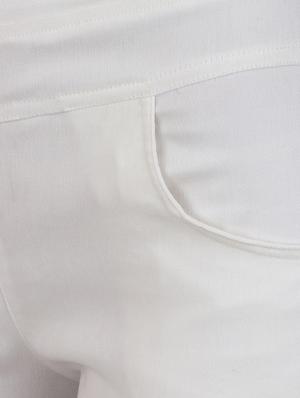 white cotton lycra jeggings - 15162456 - Standard Image - 4