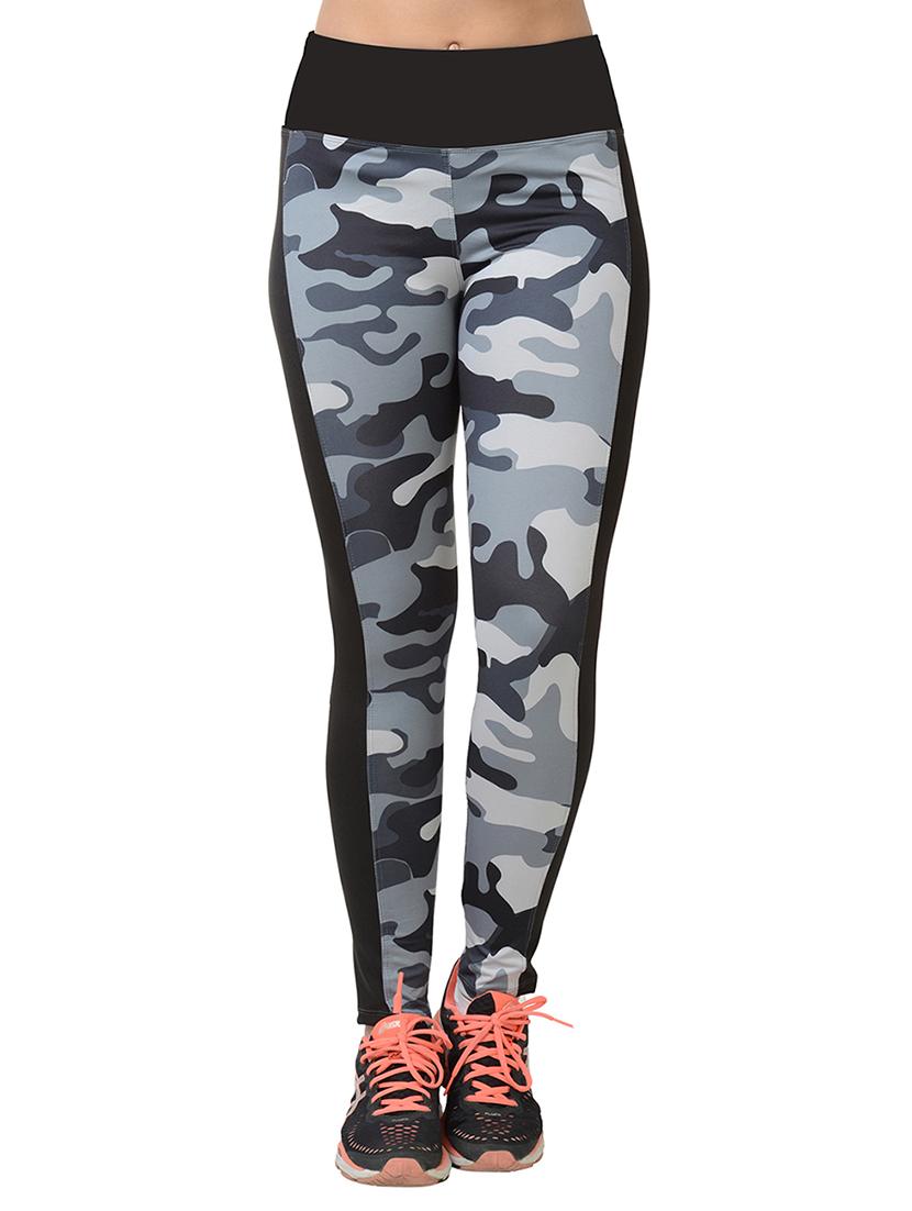 grey printed nylon track pant - 15163231 - Zoom Image - 1