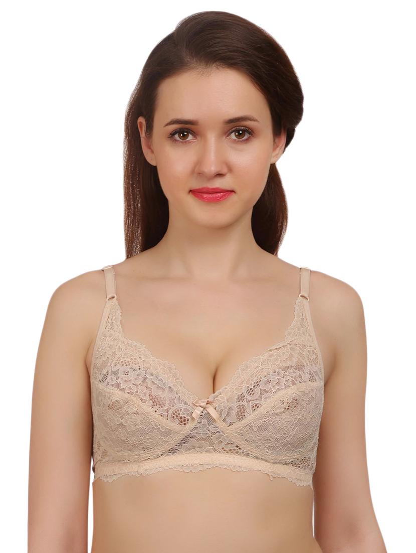 beige lace bra - 15163698 - Zoom Image - 1