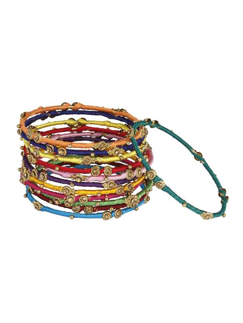 multi colored metal bangle - 15166021 - Standard Image - 1