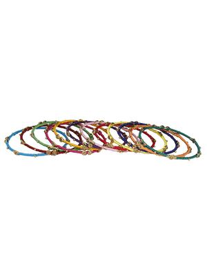 multi colored metal bangle - 15166021 - Standard Image - 2