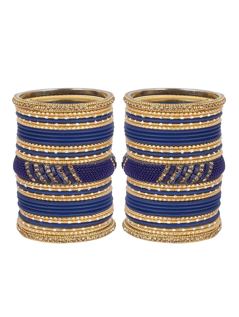 blue metal bangle - 15166022 - Zoom Image - 1
