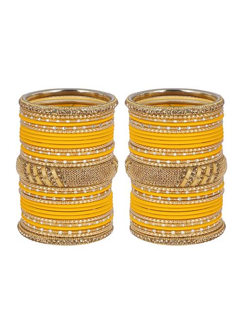 yellow metal bangle - 15166027 - Standard Image - 1