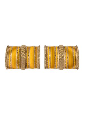 yellow metal bangle - 15166027 - Standard Image - 2
